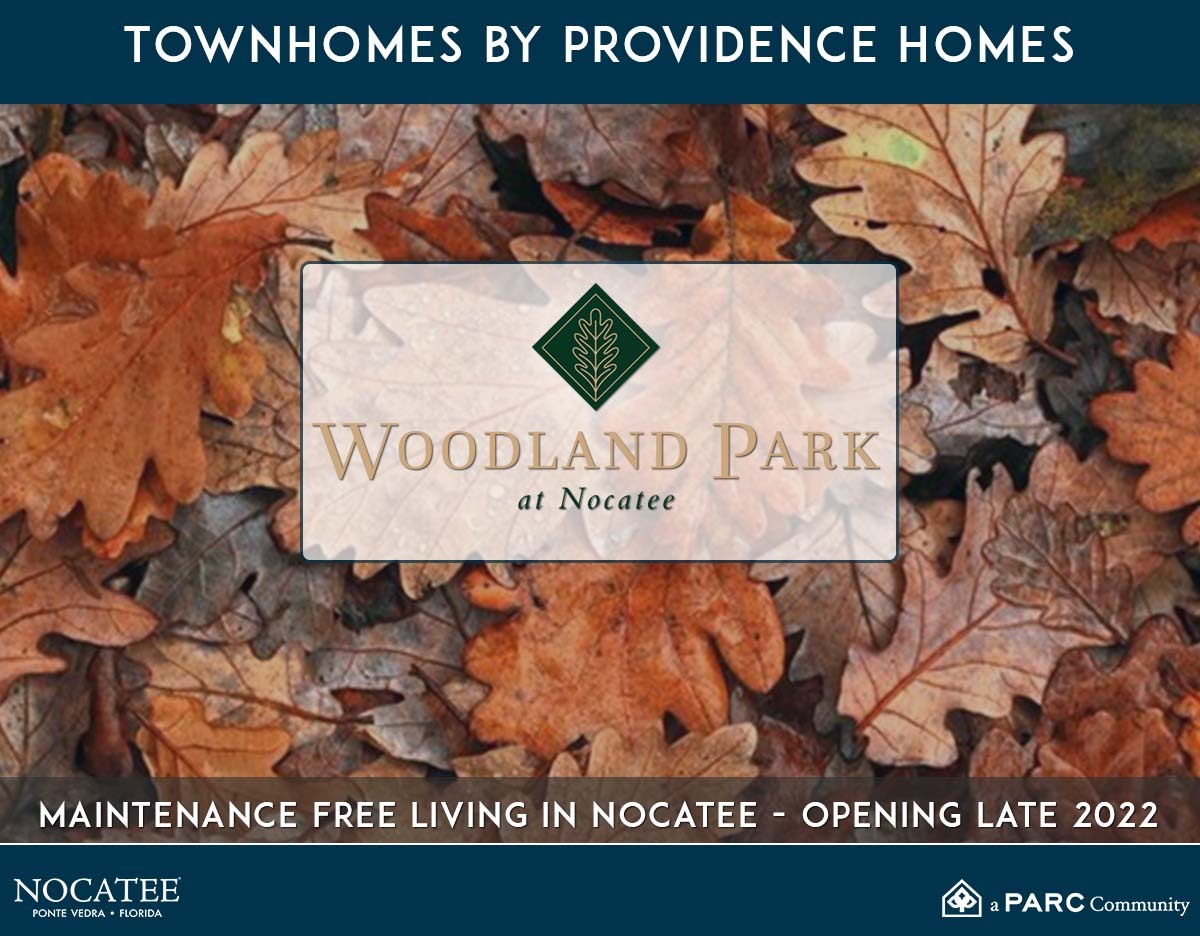 Providence Homes Offering Townhomes in Woodland Park at Nocatee